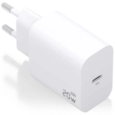 Aisens Cargador de Pared GaN 20W USB-C Blanco A110-0938